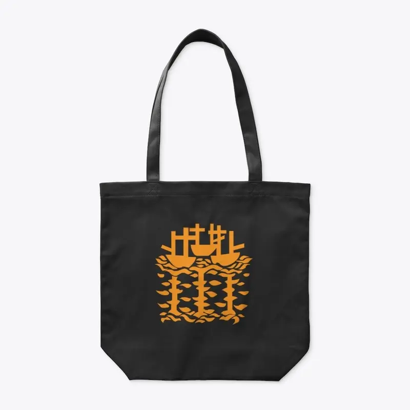 3 SHIPS (BHS) MURAL-Organic Tote Bag