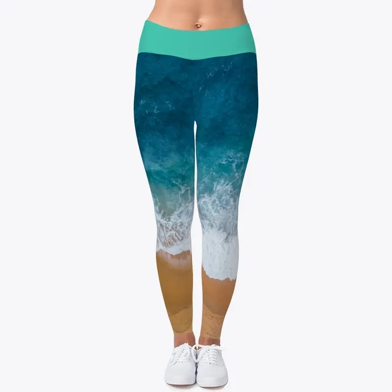 'HIT THE BEACH' Leggings | Hit the gym!